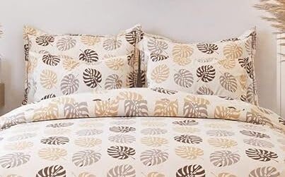 TIB 140 TC Glace Cotton King Size Bedsheet with 2 Pillow Covers,Bedsheet for Double Bed,90X100 Inches| 140 GSM, Multi, Pack of 3