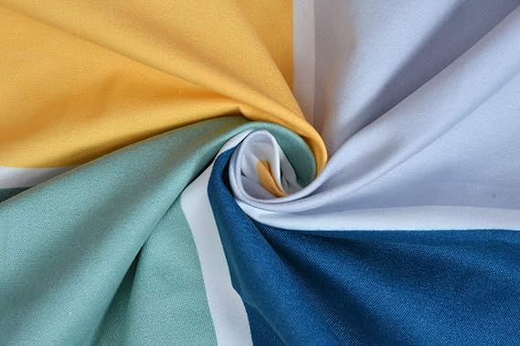TIB 140 TC Glace Cotton King Size Bedsheet with 2 Pillow Covers,Bedsheet for Double Bed,90X100 Inches| 140 GSM, Multi, Pack of 3