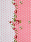 TIB The Intellect Bazaar Glace Cotton Elastic Fitted Bedsheets King Size | Bedsheet for Double Bed with 2 Pillow Covers (72” x 78” or 182 x 152 cm) Pink & White Floral