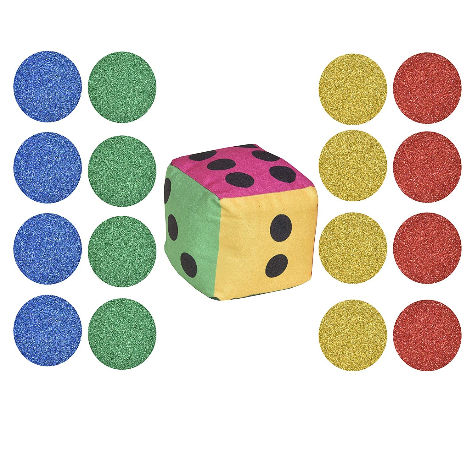 Ludo Bedsheet Set with Pillow Cover and Dice