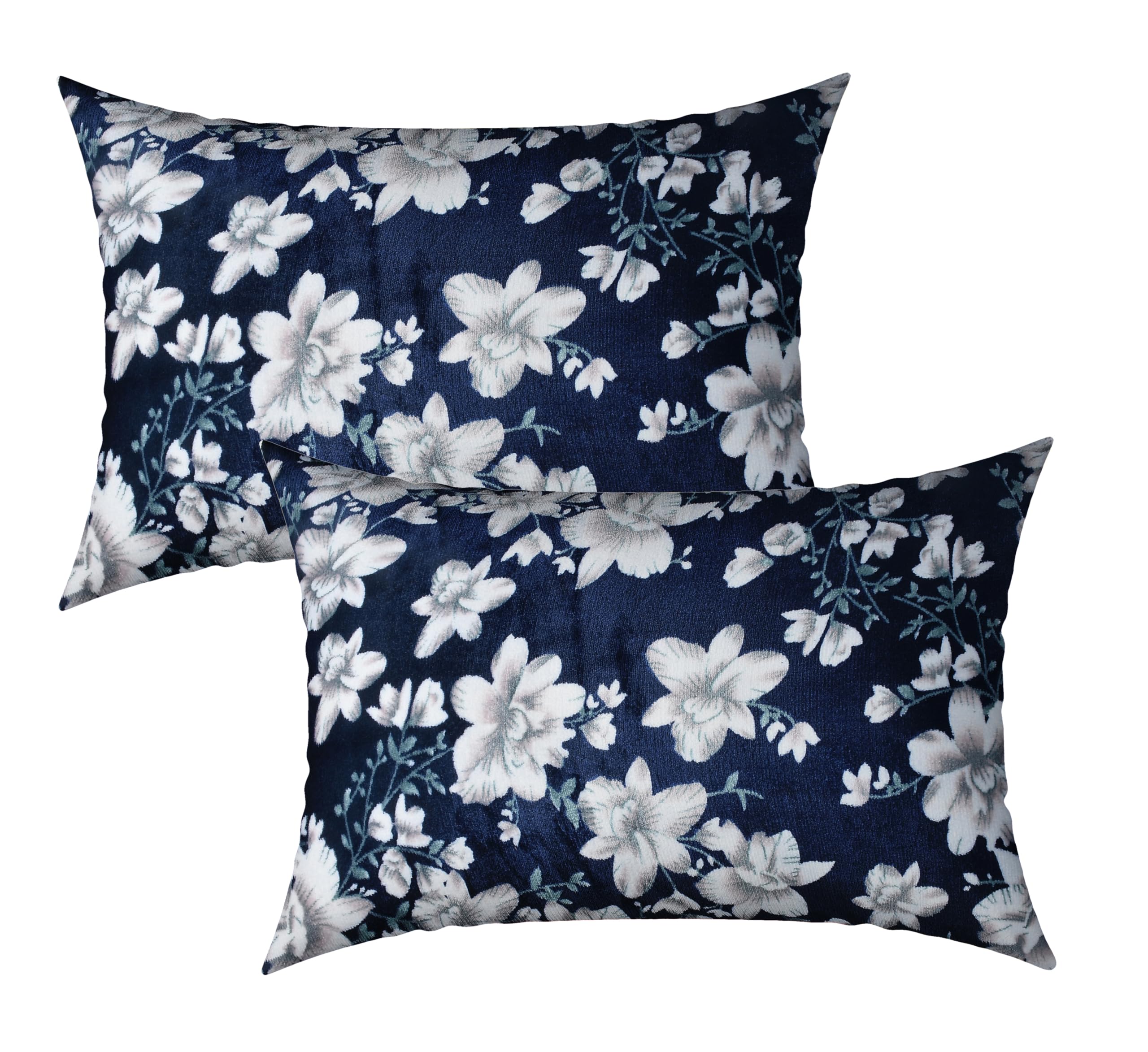 TIB Luxurious Flannel Warm Elastic Fitted Bedsheets Double Bed, 72 x 78 x 8 inch, with 2 Pillow Covers 18x28 Inch