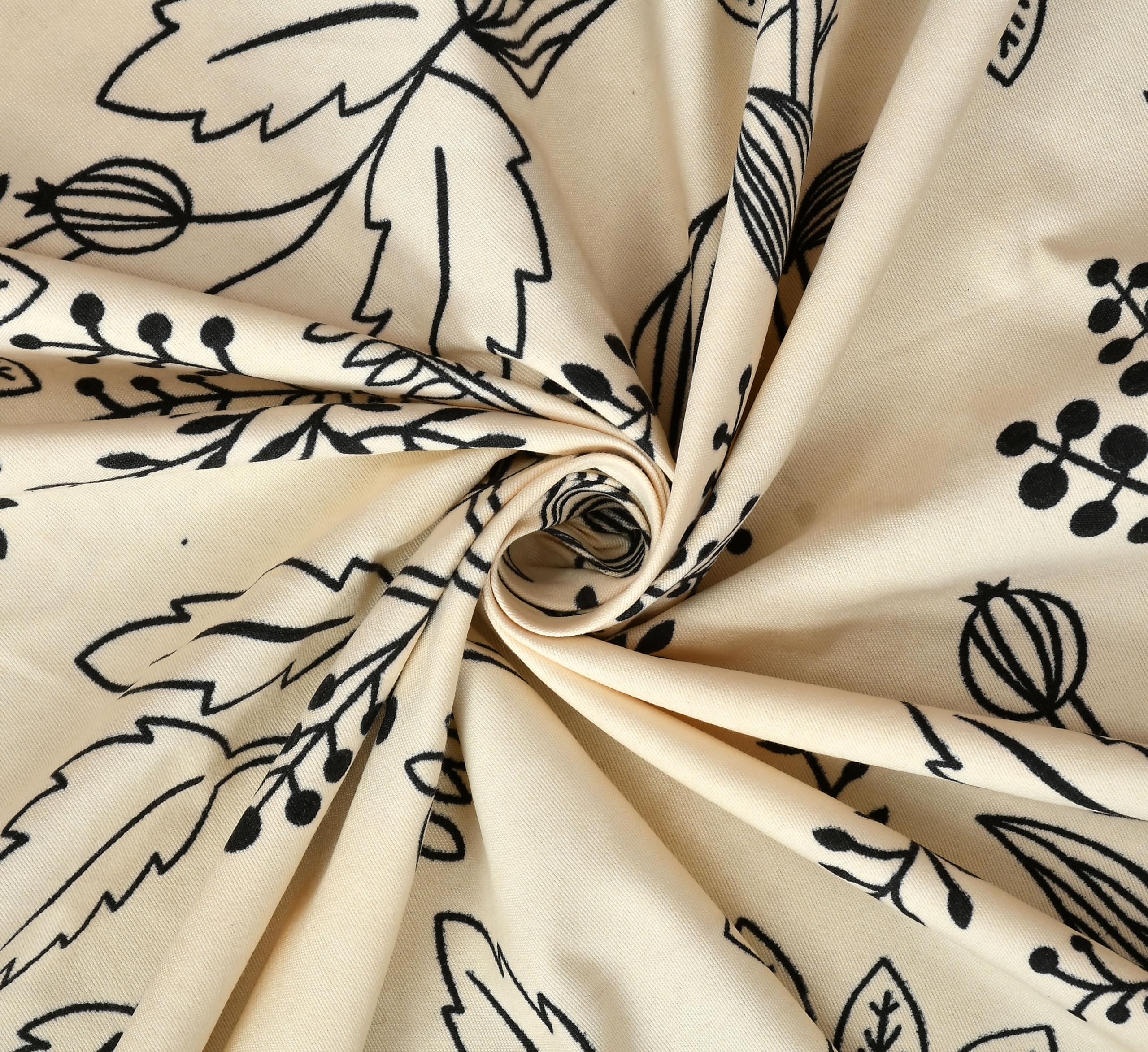 TIB® 140 GSM Soft Glace Cotton Duvet Cover Double Bed II Razai Cover II Quilt Cover II Dohar Cover for Double Bed with Zipper. (Multi Triangle, Double)