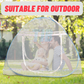 TIB Mosquito Net for Double Bed | King Size Foldable Machardani | Strong and Durable Mosquito Net Corrosion Resistant (Size of Mattress 6Ft X 6.25 Ft) Blue