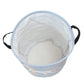 TIB Polyester Foldable Laundry Basket for Dirty Clothes, Blue,45-Ltr.