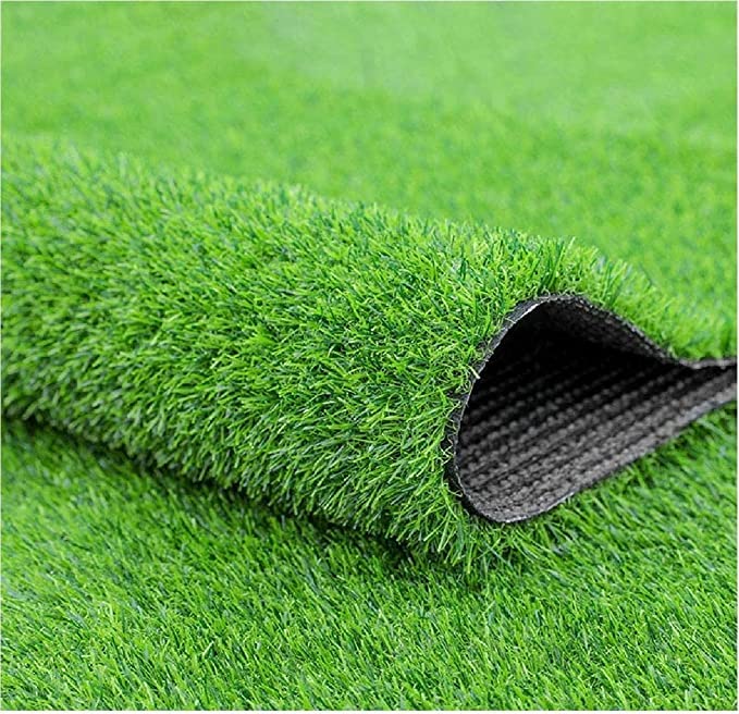 TIB Artificial Grass Mat for Balcony Green Lawn Floor Carpet for Outdoor and Indoor Living Room and Garden Decorations 35 MM