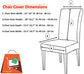 TIB Polyester Floral Elastic Stretchable Removable Washable Dining Chair Cover Set of 1 Chair Protector Seat Slipcover (Multicolor)-1 Piece