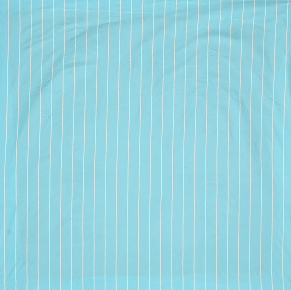 TIB  Elastic Fitted King Size Glace Cotton Bedsheets with 2 Pillow Covers | Double Bed with All Around Elastic | Size - 72x78+8 inches, Blue