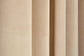 TIB Luxury Velvet 80% Blackout Curtain Cream -5 Ft 2 pcs
