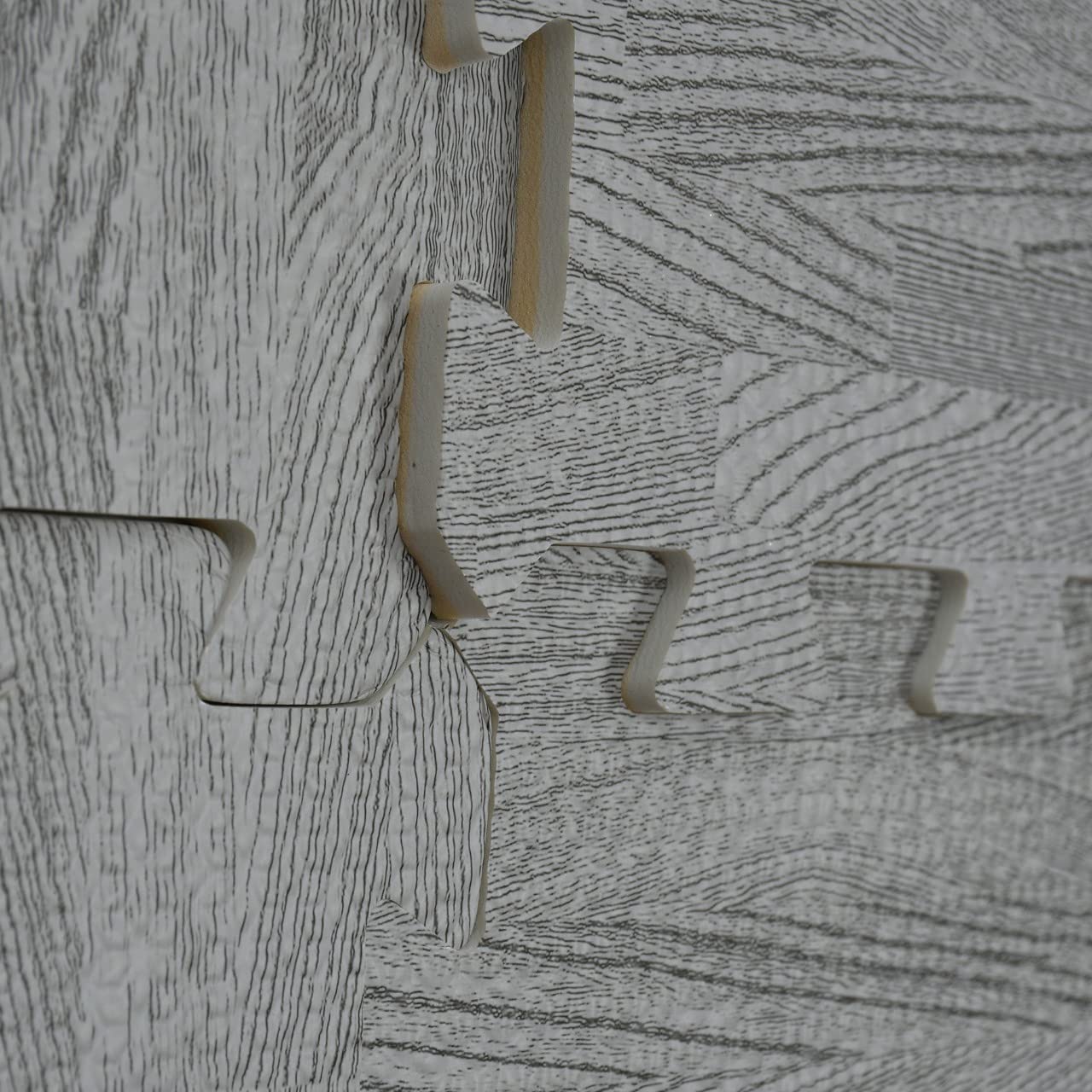 TIB EVA Kid's Interlocking Play Mat -10 mm Thickness/Set of 4 Tiles -60X60 cm (Each Tile -16 Square Feet Total Area)