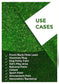 TIB Artificial Grass Mat for Balcony Green Lawn Floor Carpet for Outdoor and Indoor Living Room and Garden Decorations 35 MM