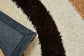 TIB® The Intellect Bazaar Shaggy Bedside Runner Home Floor Décor Rugs - Living, Dinning, Office, Rooms & Bedroom, Hallway Carpet (Cream Coffee)