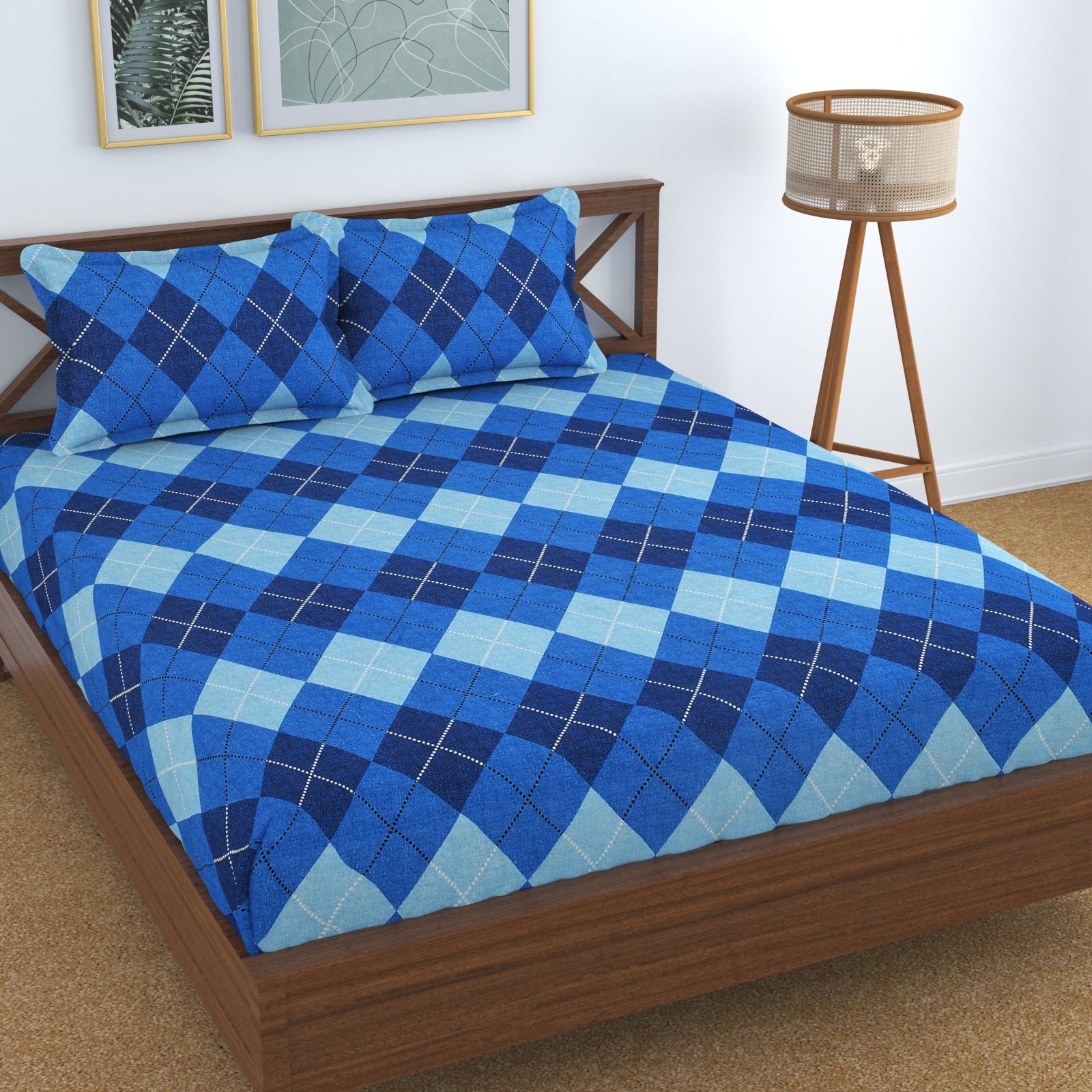 100% Cotton Elastic Fitted Bedsheets