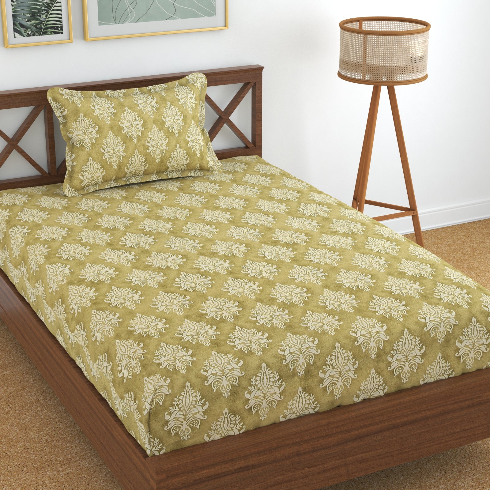 100% Cotton Elastic Fitted Bedsheets