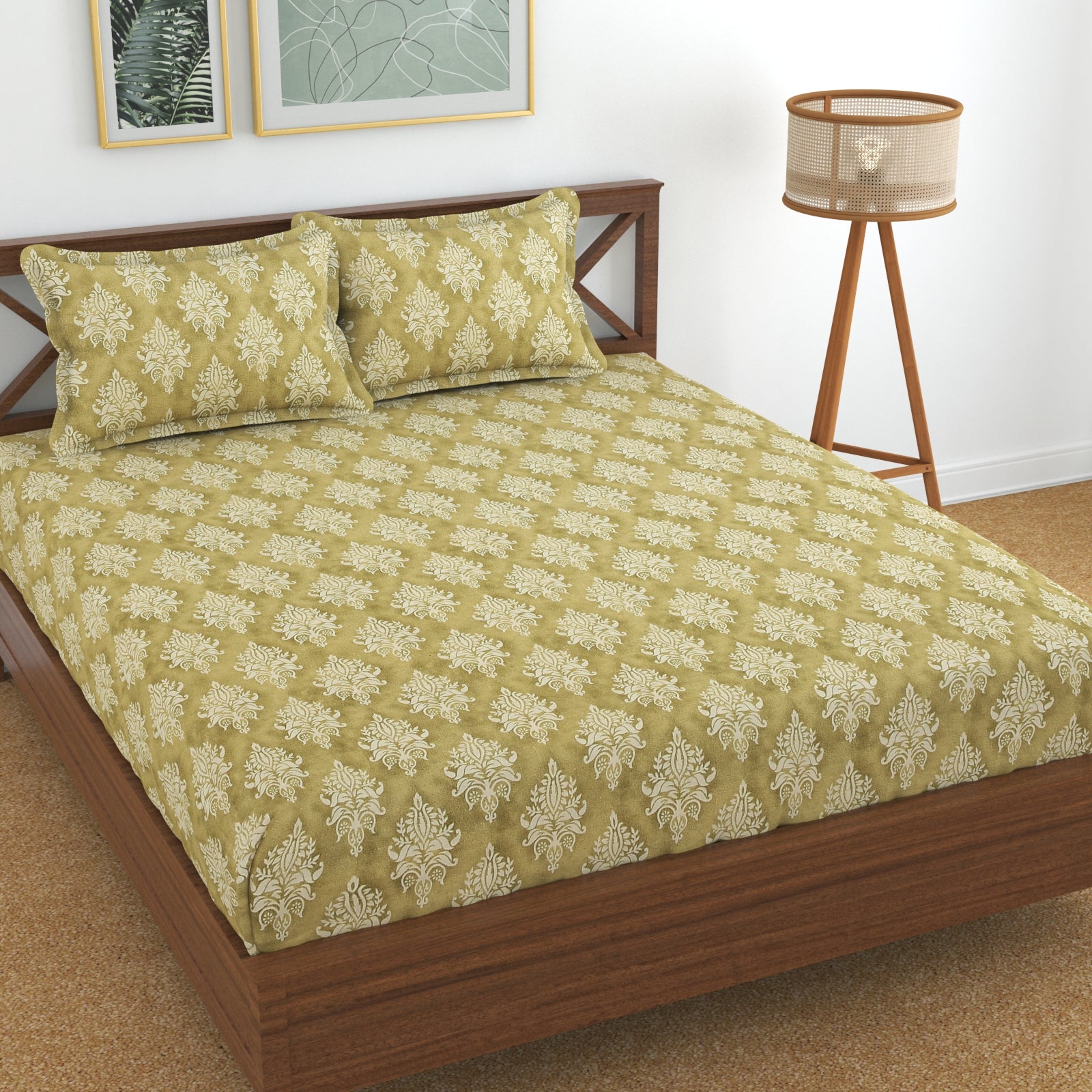100% Cotton Elastic Fitted Bedsheets
