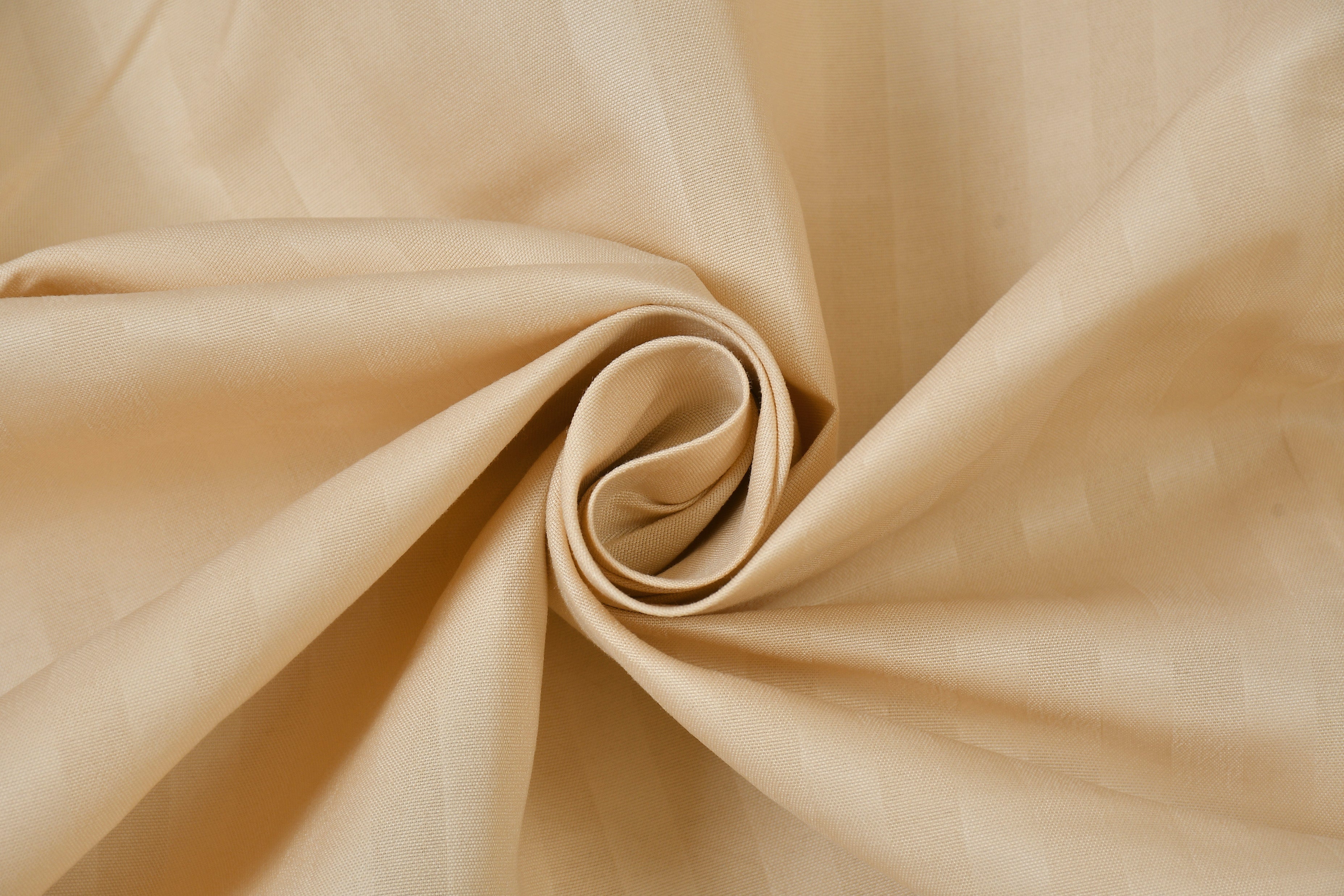TIB The Intellect Bazaar Satin Cotton AC Comforter Set King Size Double Bed with 1 Flat bedsheet-90x100 inch and Two Pillow Covers (Pack of 4) Beige