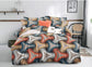 TIB The Intellect Bazaar Cotton Feel Glace Cotton Elastic Fitted Bedsheet/King Size Bedsheet with 2 Pillow Covers -Multicolor
