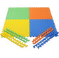TIB EVA Kid's Interlocking Play Mat (Multicolor, 60 x 60 cm x 10 mm Thick Each Tile) (16 Tiles)