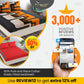 TIB The Intellect Bazaar Cotton Feel Glace Cotton Elastic Fitted King Size Double Bedsheet with 2 Pillow Covers (72” x 78” or 182x152 cm) Navy Blue