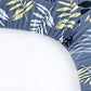 TIB 130 GSM Floral Cotton Feel Polycotton Elastic Fitted King Size Bedsheet with 2 Pillow Covers - Grey | 130 TC | Best Suitable