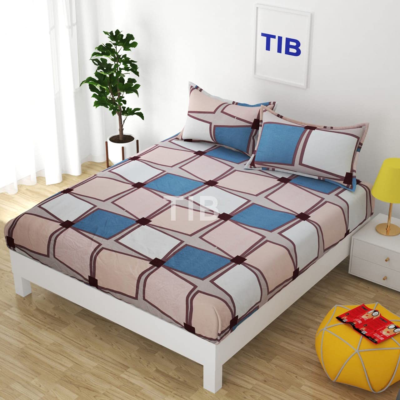 Bed sheet, Elastic Fitted