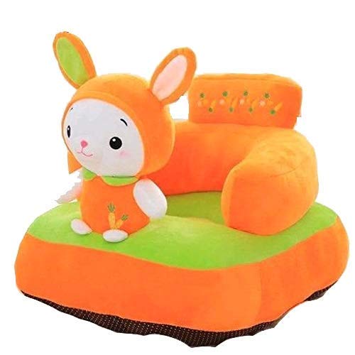 TIB Panda Shape Baby Soft Plush Cushion Baby Sofa Seat Or Rocking Chair for Kids (0 to 4 Years), Black