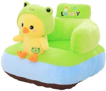 TIB Chick Shape Baby Soft Plush Cushion Baby Sofa Seat OR Rocking Chair for Kids(0 to 4 Years) (Green3)