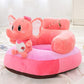 TIB Unicorn Shape Soft Plush Cushion Sofa Seat Rocking Chair for Kids (Pink 2 0 to 4 Years)
