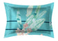 TIB  Cotton Feel Glace Cotton Elastic Fitted Bedsheets Single Bed 48 x 72 Twin Size Fitted Bedsheets with 1 Pillow Cover-Green Patti