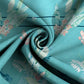 TIB  Cotton Feel Glace Cotton Elastic Fitted Bedsheets Single Bed 48 x 72 Twin Size Fitted Bedsheets with 1 Pillow Cover-Green Patti