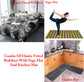 TIB The Intellect Bazaar Combo of Elastic Fitted King Bedsheet 72"x78" with Yoga Mat and Kitchen Mat